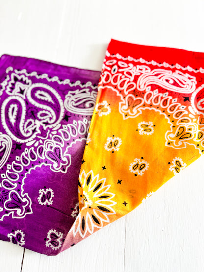 Tie Dye Bandana Necklace