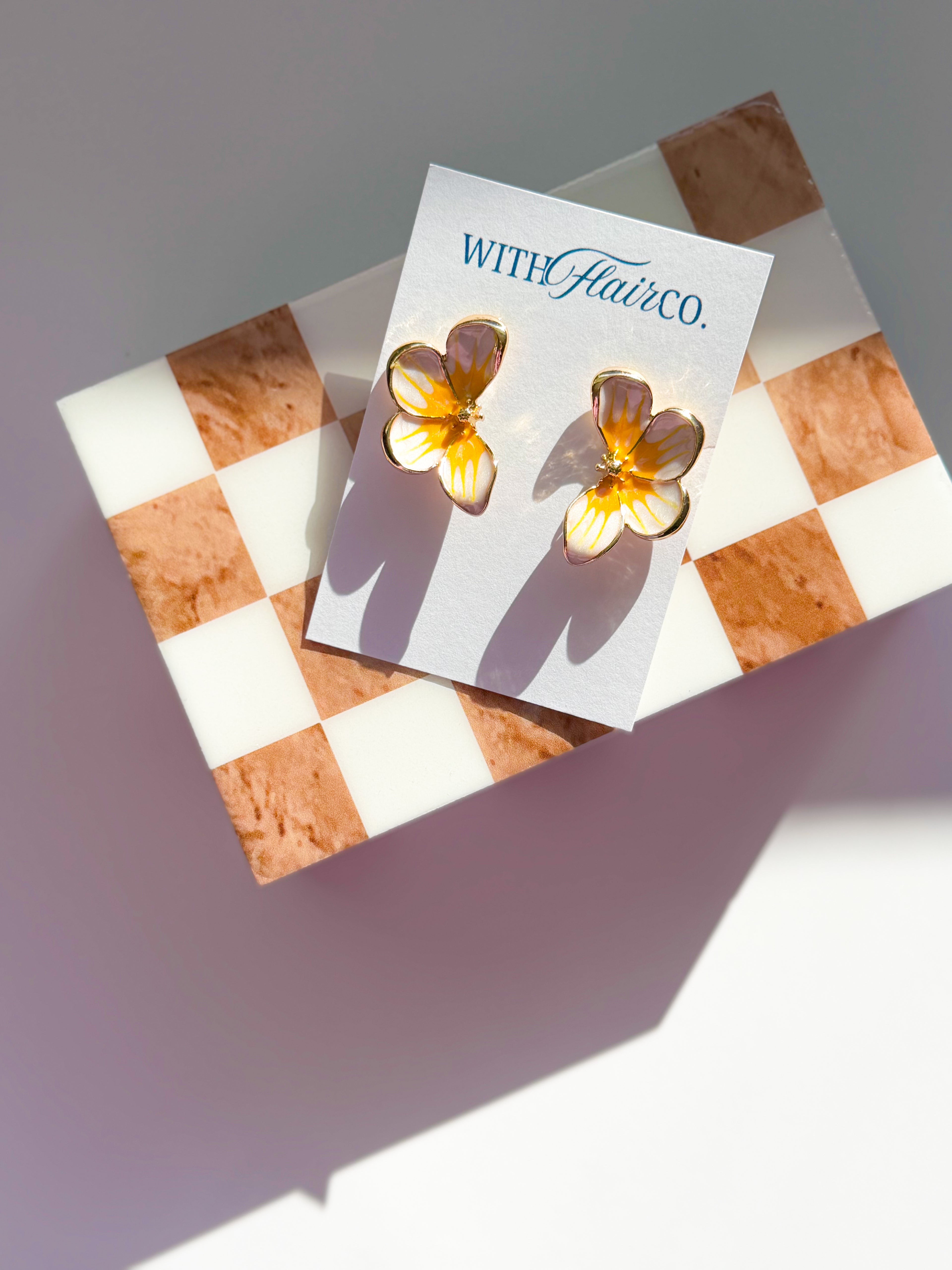 Flower Flutter Earrings