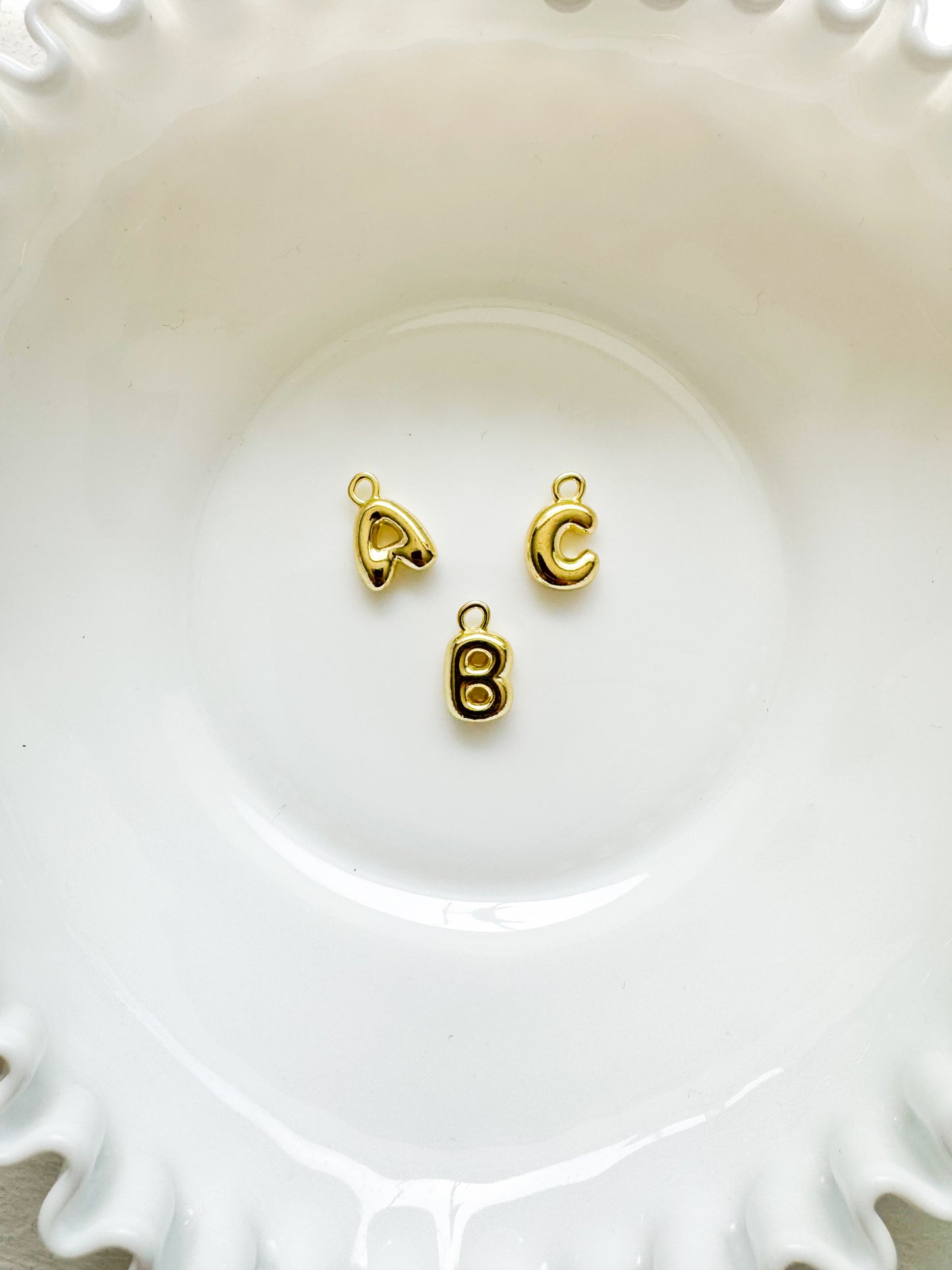 Gold Initial Charms