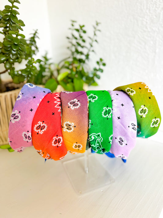 Tie Dye Bandana Necklace