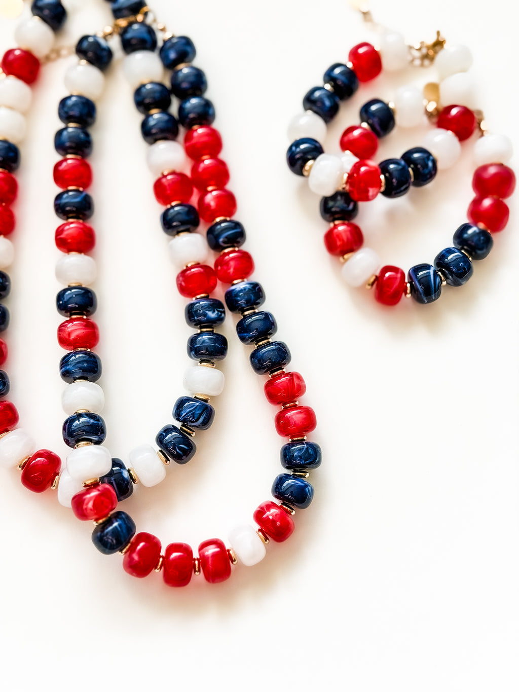 Red, White & Blue Baubles