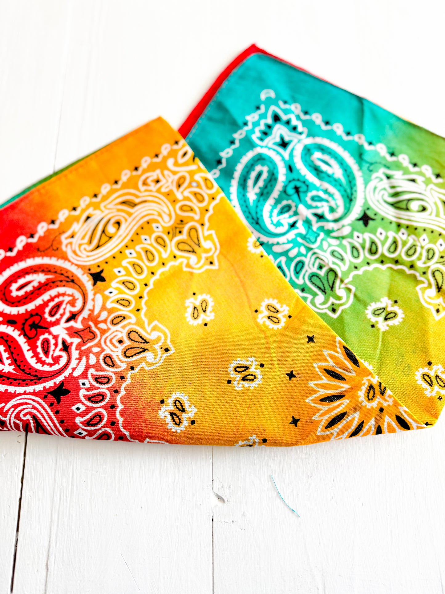 Tie Dye Bandana Necklace