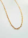 Medium Gold 18” Paperclip Chain