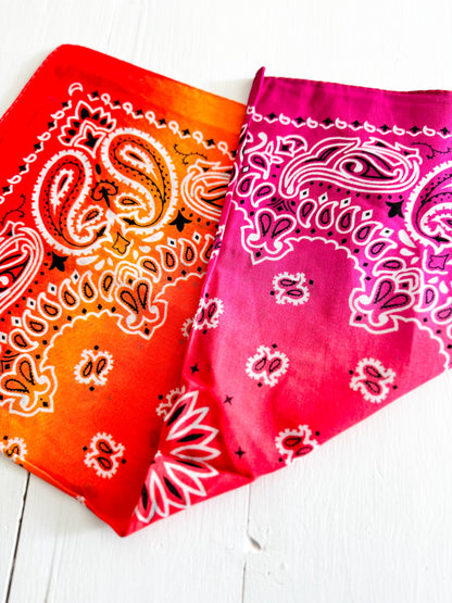 Tie Dye Bandana Necklace