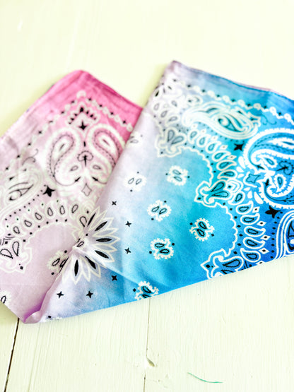 Tie Dye Bandana Necklace